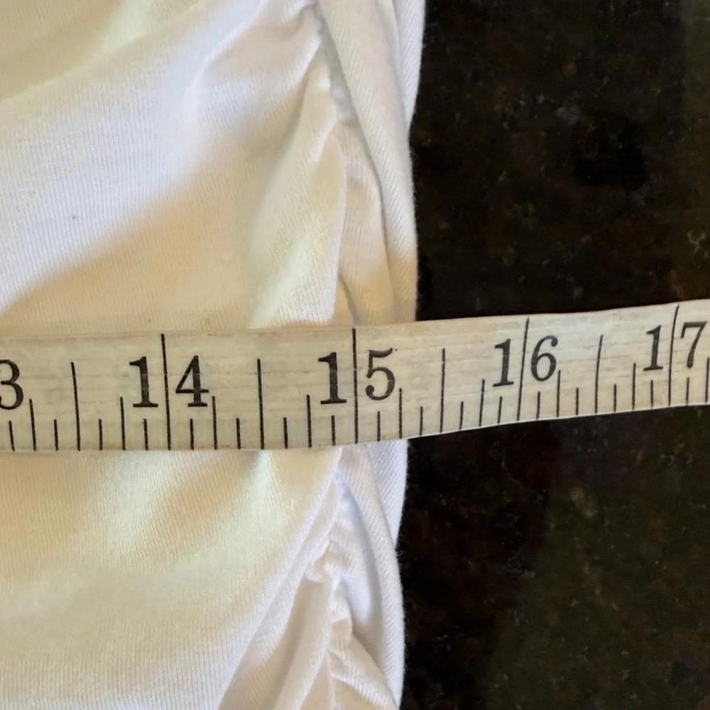 Athleta Topanga White Pullover Fitted Jersey Dress Size Medium - Picture 12 of 15